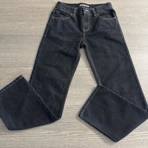 Tommy Hilfiger kids Jeans Size 12  Black Denim Straight Leg